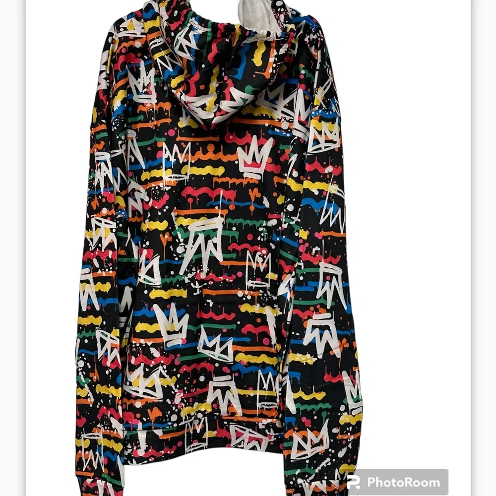 Fresh Prince of Belair  Vintage hoodie Crown Graffiti Mens 3X - Picture 3 of 16